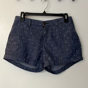 Old Navy Everyday Short. Blue with white dots. Size 2